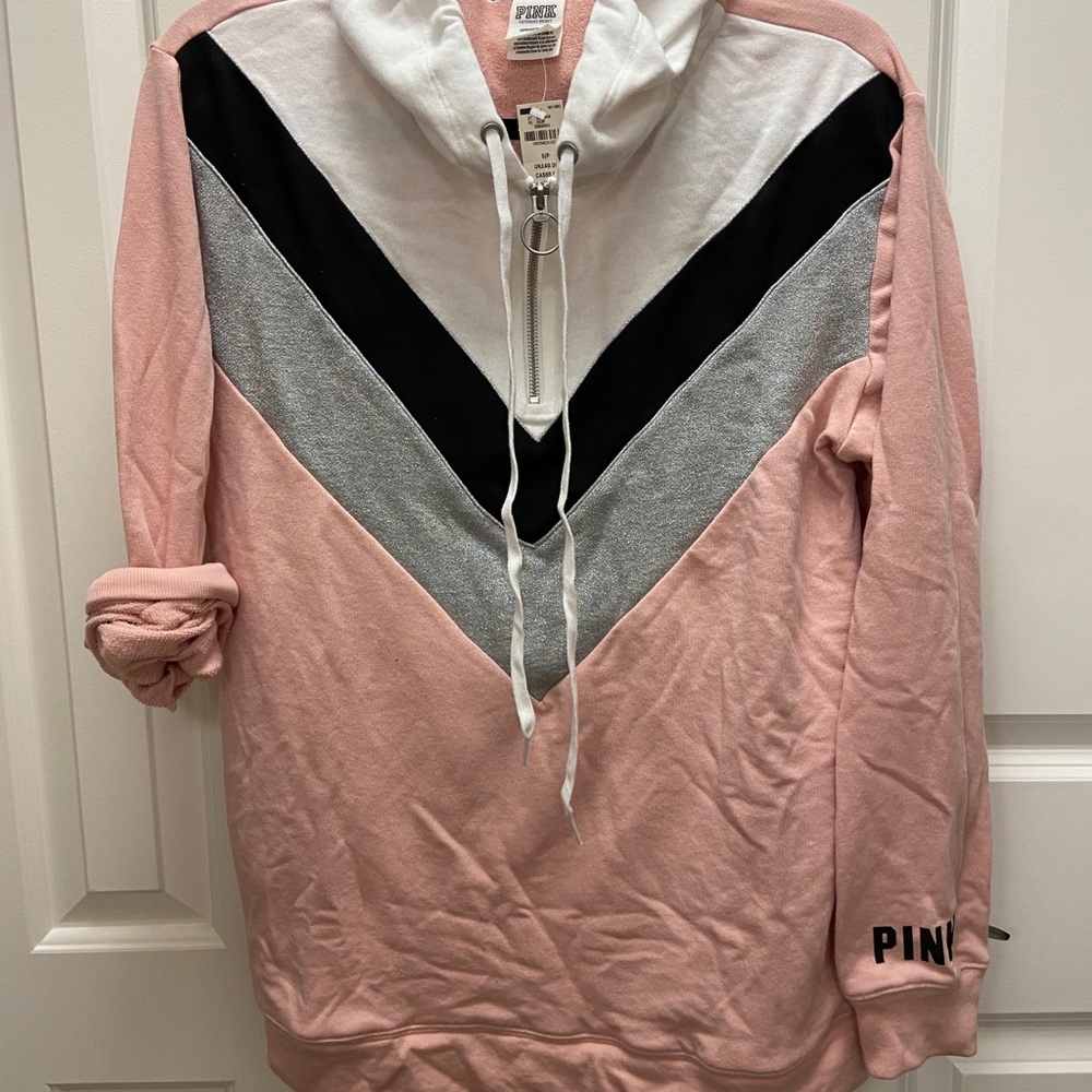 PINK Tunic Half Zip